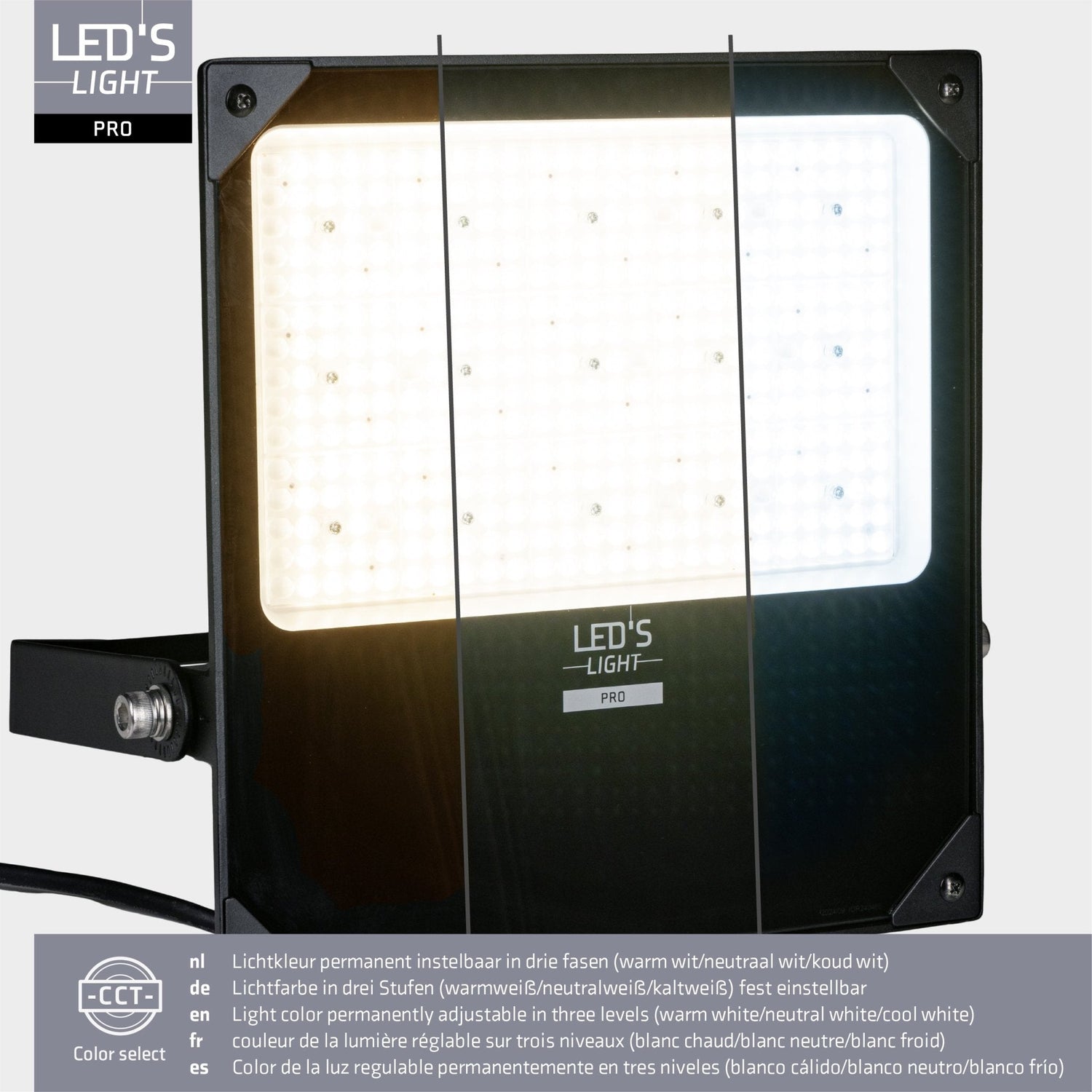LED's Light Professional LED Strahler 28000 - 3 Leuchtmodi - Wasserdicht - 200 Watt