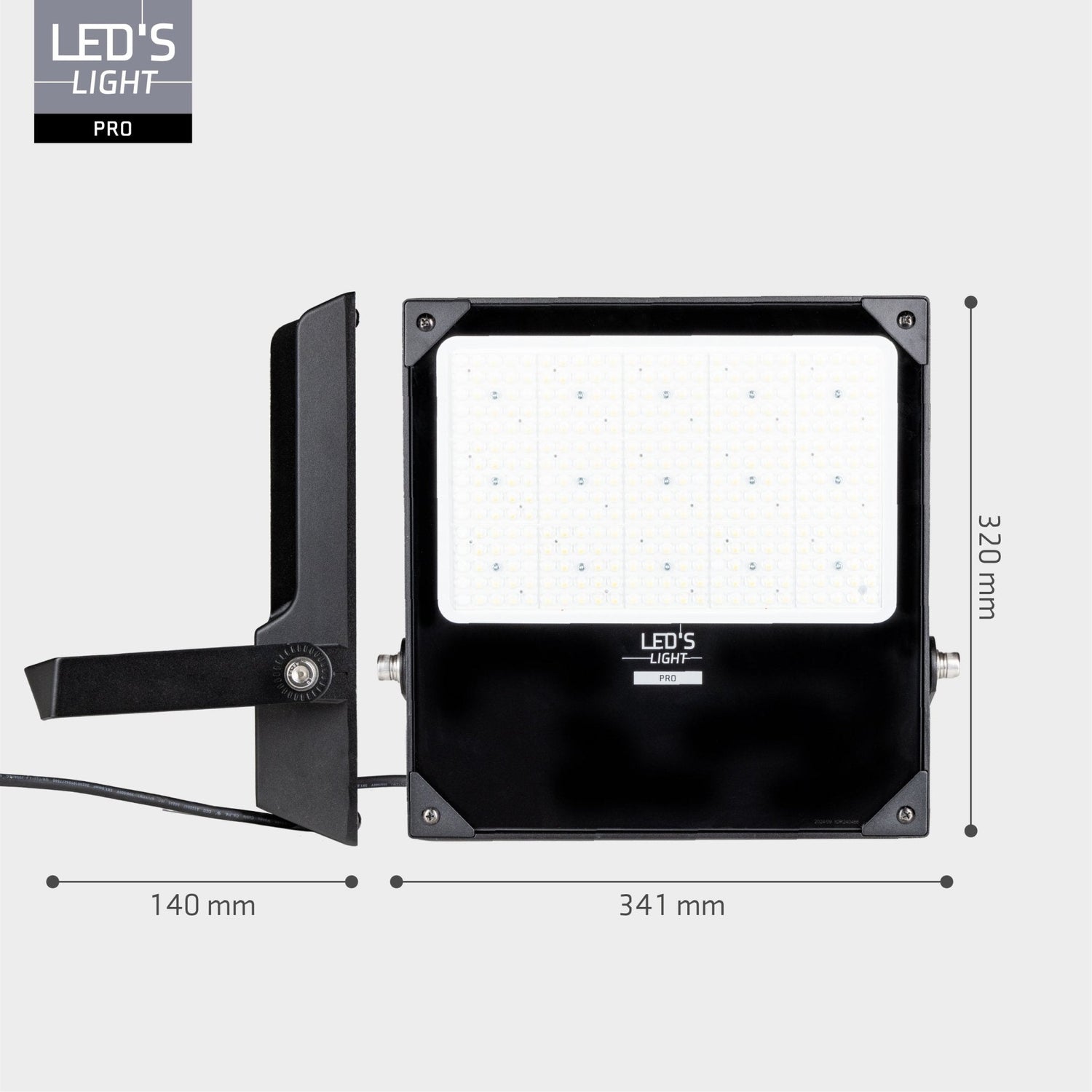 LED's Light Professional LED Strahler 28000 - 3 Leuchtmodi - Wasserdicht - 200 Watt