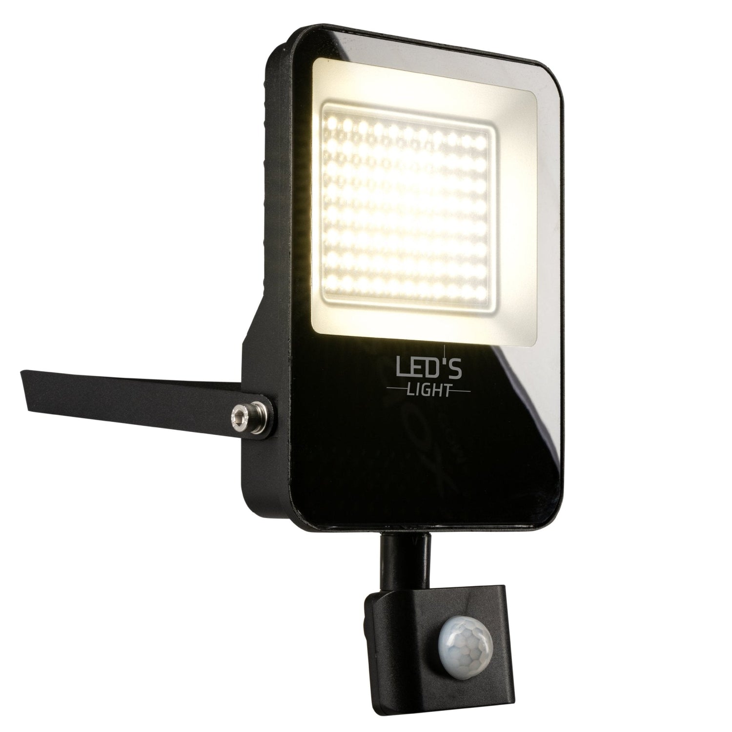 LED-Flutlicht mit Bewegungsmelder 6000 - Wasserdicht & Neigbar - 50W