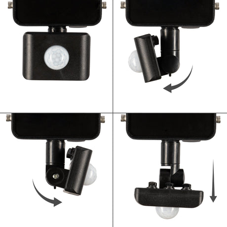 LED-Flutlicht mit Bewegungsmelder 6000 - Wasserdicht & Neigbar - 50W