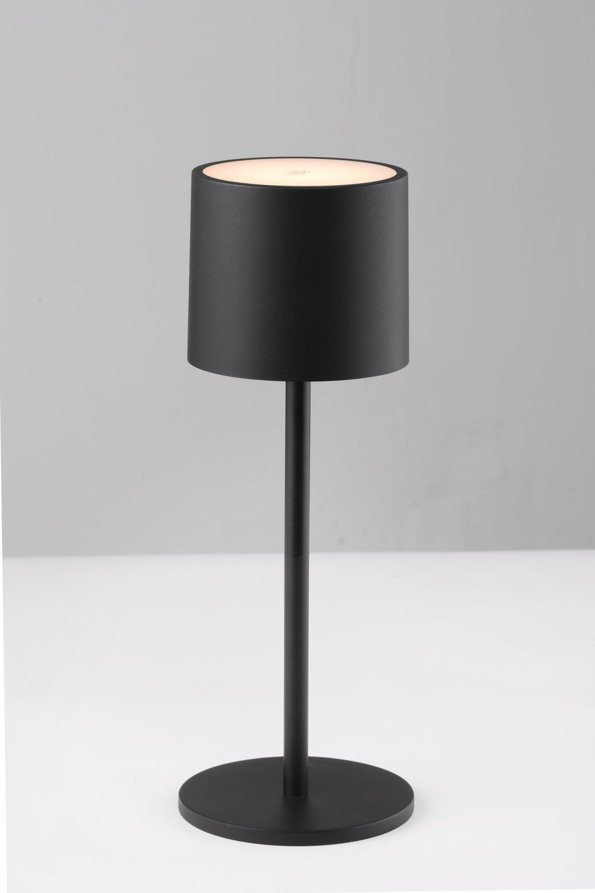 LED's Light Tafellamp op accu - oplaadbaar en draadloos - voor binnen en buiten - 3 kleuren licht - Zwart