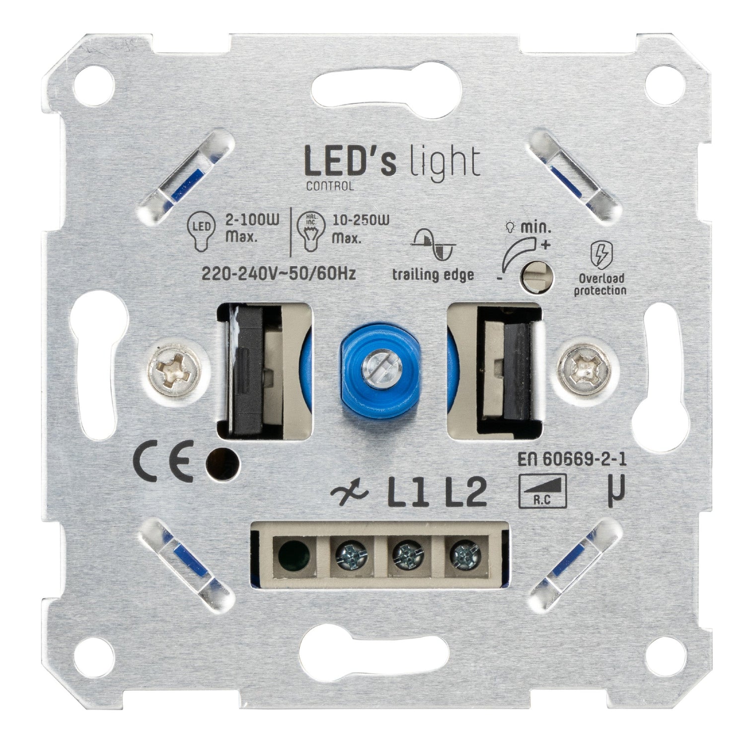 LED's Light Universal LED dimmer - 2 to 250W - Phase cut-off