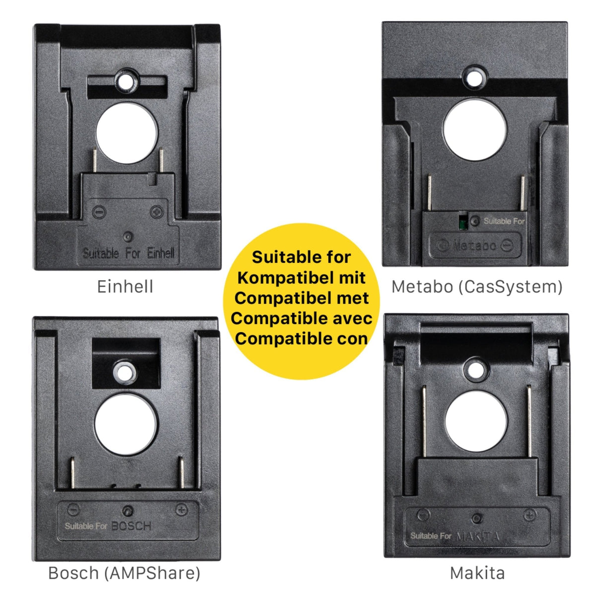 LED-Arbeitsleuchte, 18-V-Akku, 2000 Lumen, 20 W, 5000 K, dimmbar (3 Stufen)
