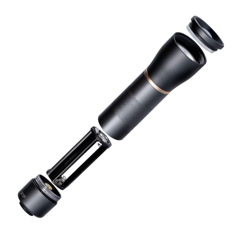 LED-Arbeitstaschenlampe mit Batterien (3x AAA) – 450 Lumen – IPX4 spritzwassergeschützt – Dimmbar in 3 Stufen