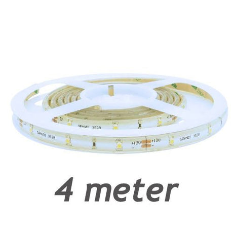 LEDstrip blauw | 12V DC - 4,8W - 60 LED's/m | binnenshuis IP20 | 4 meter | dimbaar - LEDPLANET.NL