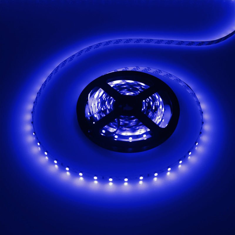 LEDstrip blauw | 12V DC - 4,8W - 60 LED's/m | binnenshuis IP20 | 4 meter | dimbaar - LEDPLANET.NL