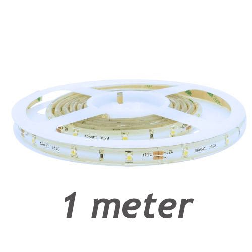 LEDstrip koelwit | 12V DC - 14,4W - 60 LED's/m | binnenshuis IP20 | 1 meter | dimbaar - LEDPLANET.NL