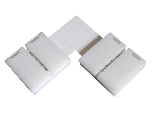 LEDstrip RGB | connector 10mm haaks | binnenshuis IP20 | 5 - 24V - LEDPLANET.NL