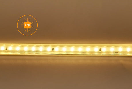 Aigostar LED lichtslang warmwit buiten voor sfeervolle verlichting in tuin en op patio