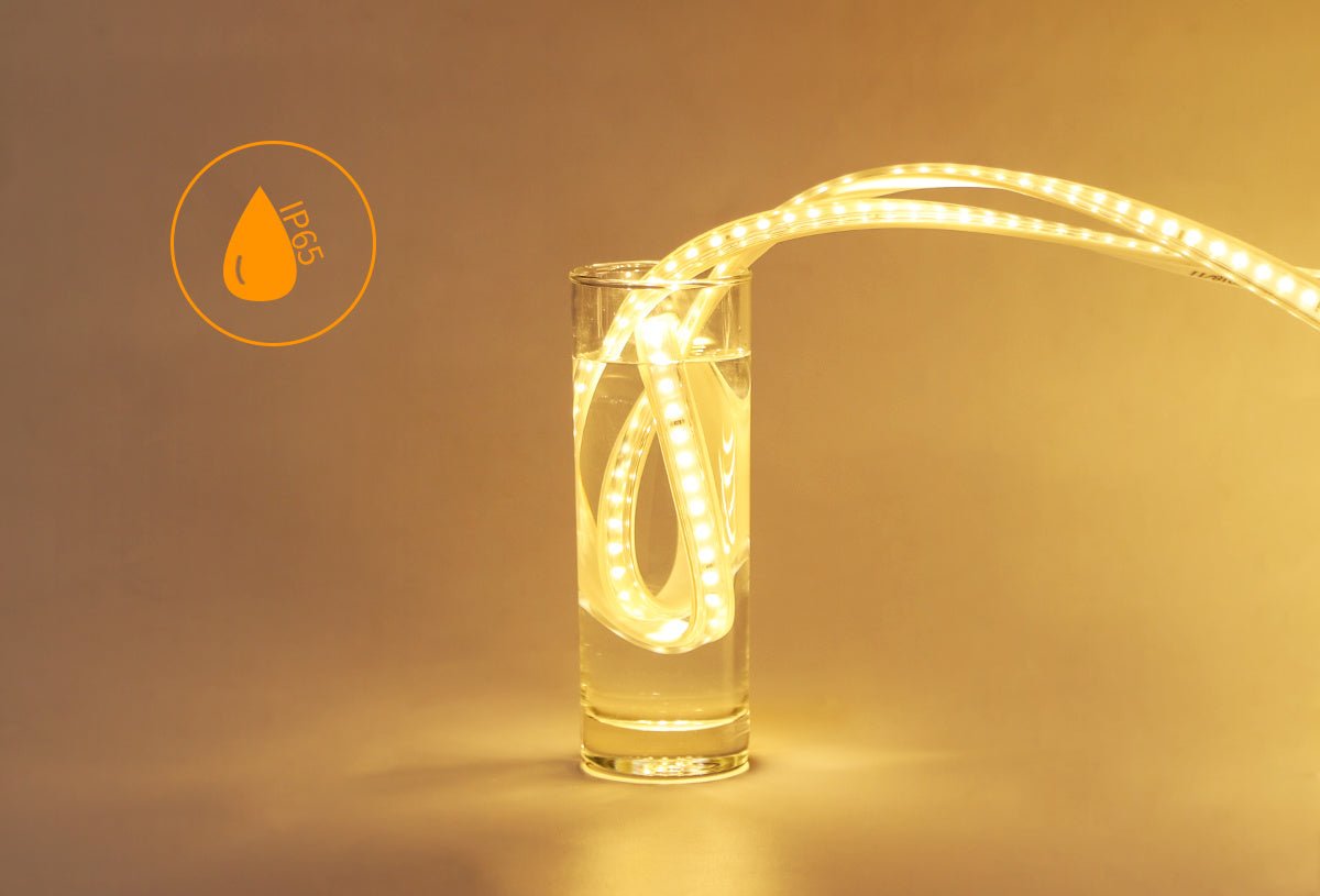 Aigostar lichtslang warmwit buiten in water, IP65 waterdicht ontwerp voor buitengebruik