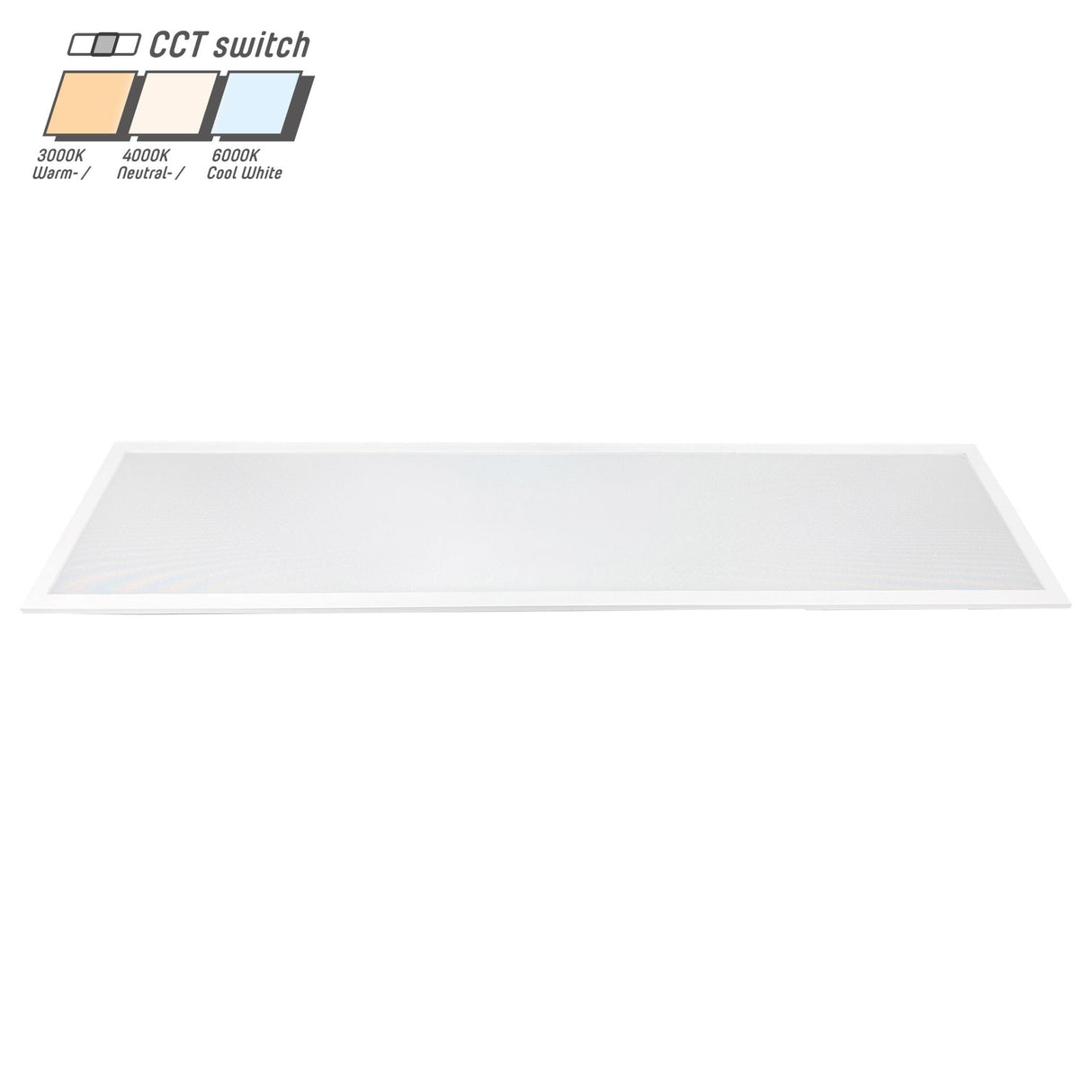 LongLife LED Panel 30 x 120 cm - Lichtfarbe dimmbar von warm- bis kaltweiß - 130 lm/w