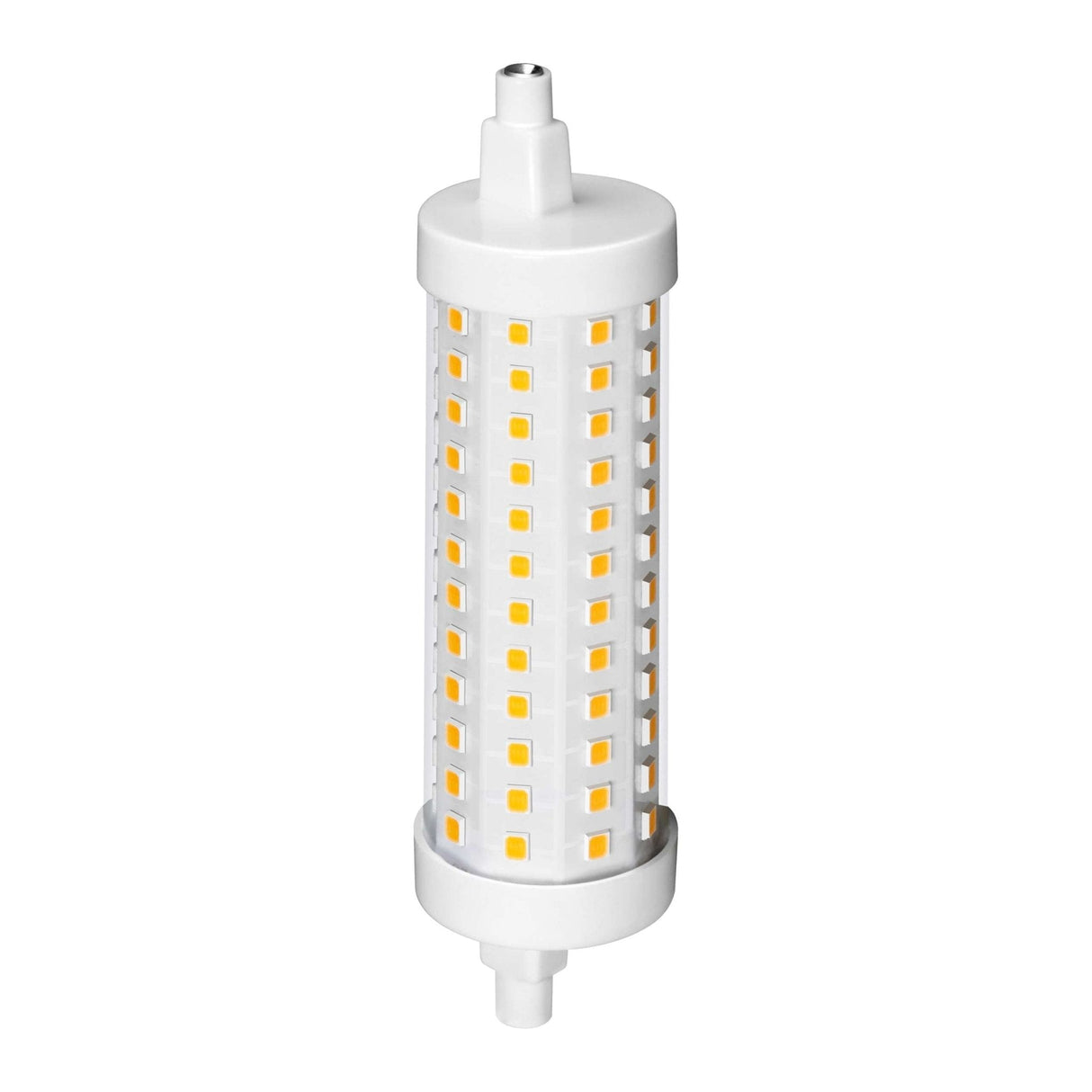 LED-Stableuchte R7s, dimmbar, warmweiß (2700 K), 12,5 W, 1521 Lumen, 118 mm, Klarglas
