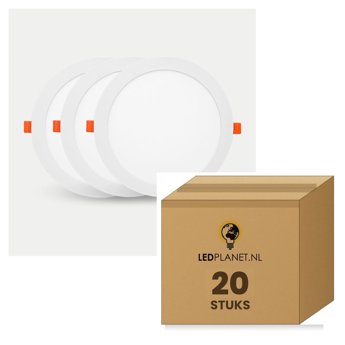 LED downlight rond 294mm, doos 20 stuks