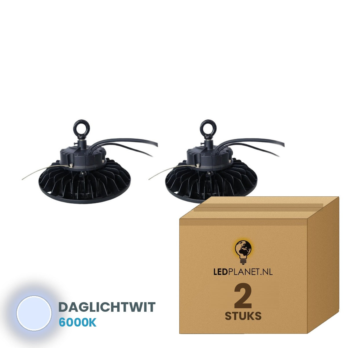 ufo led high bay b 2 stuks 6000k