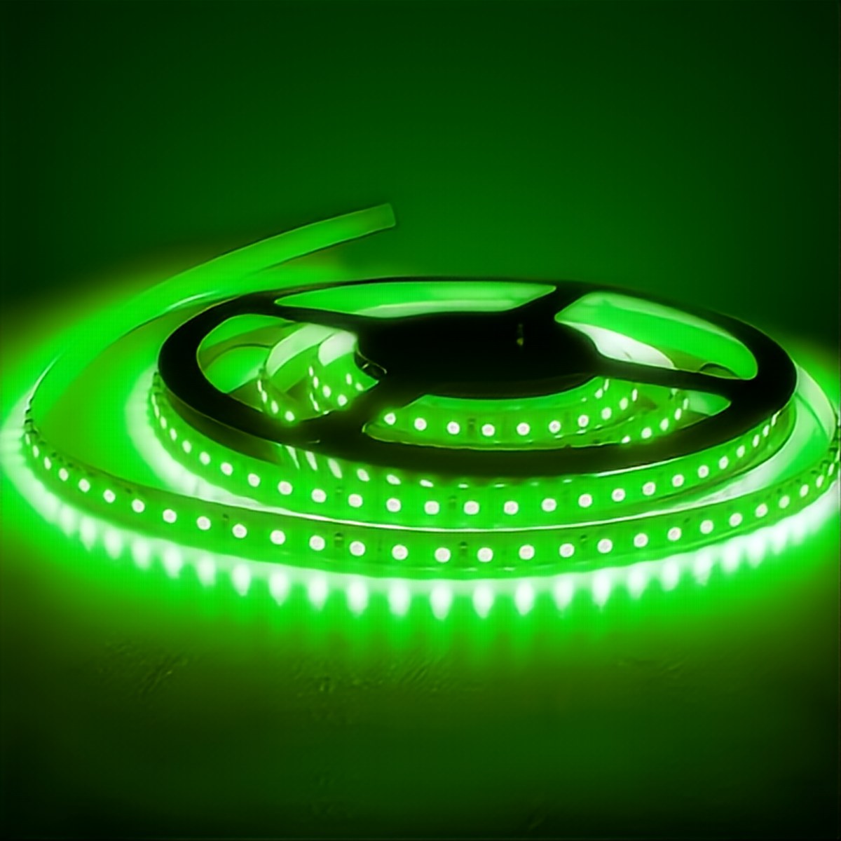 LED-Streifen eingeschaltet, grün
