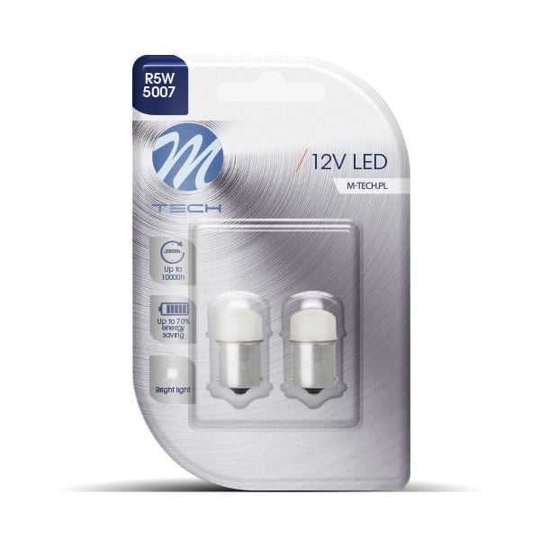 M-TECH BA15S 1156 LED autolamp set in verpakking voor heldere verlichting in voertuigen