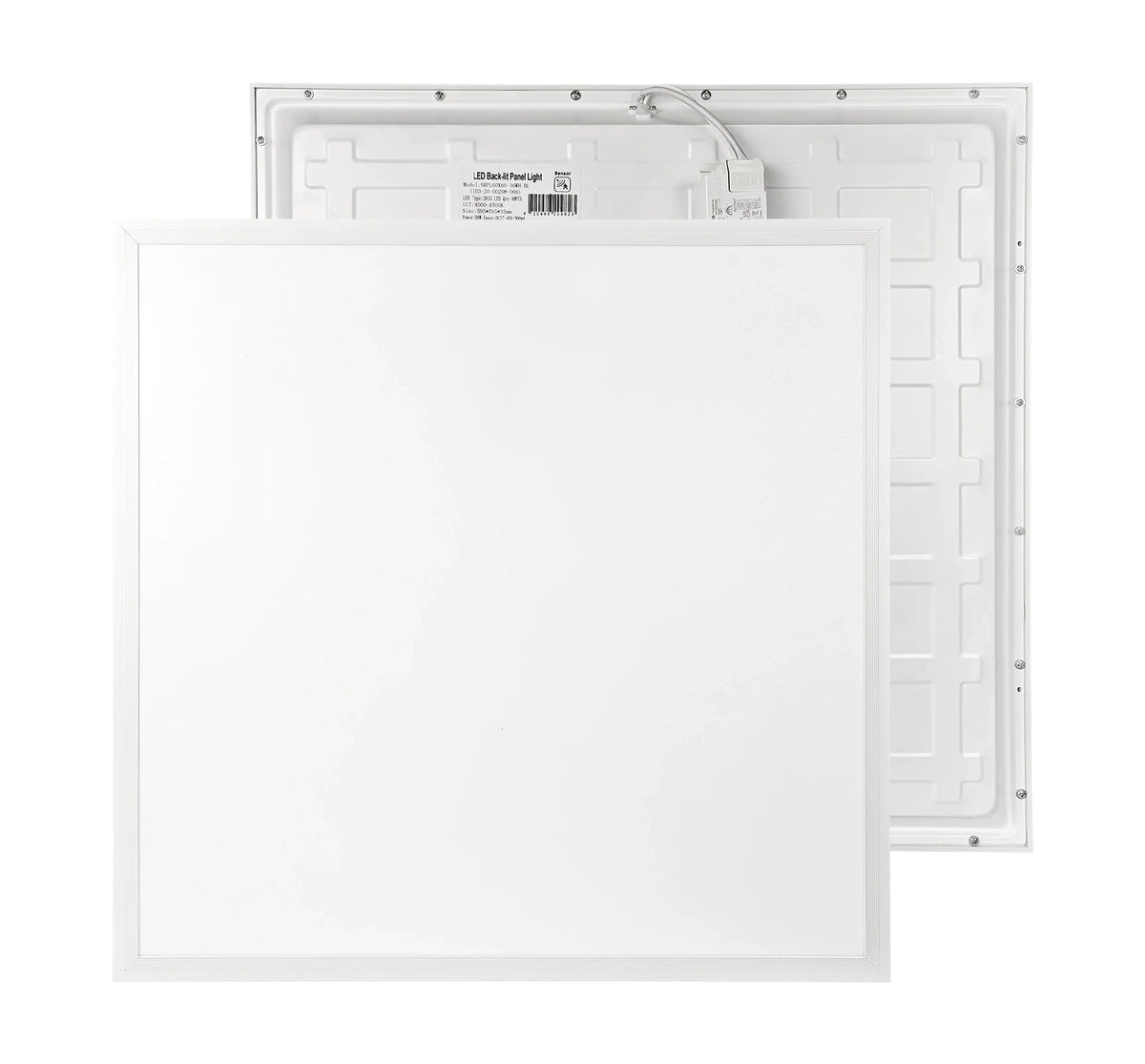 LED-Panel 60x60 cm, 4000 lm, 4000 K, IP40, 1er-Pack für energieeffiziente Beleuchtung