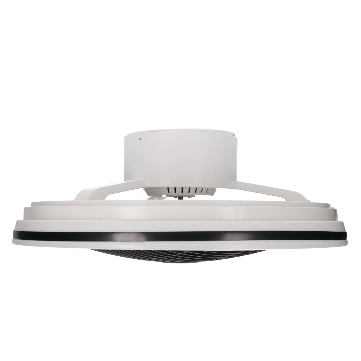 Moderner 3D-Deckenventilator mit Beleuchtung 50cm - Dimmen und Lichtfarbeinstellung per Fernbedienung - Mit Sommer- und Wintermodus und Timerfunktion