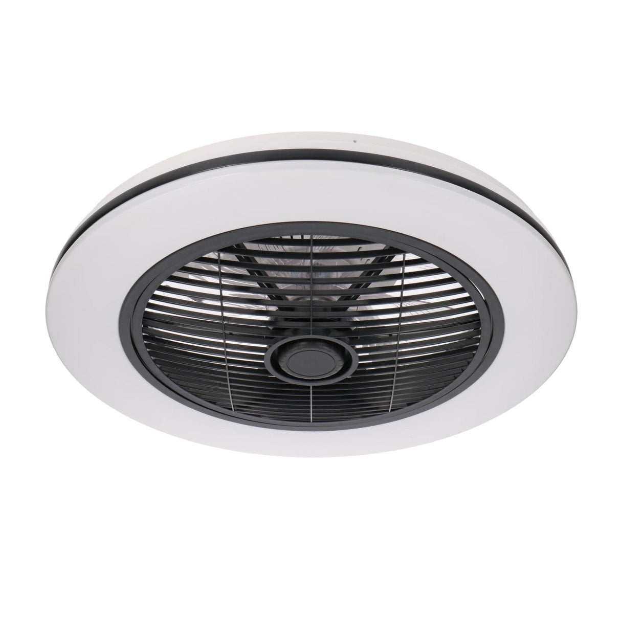 Moderner 3D-Deckenventilator mit Beleuchtung 50cm - Dimmen und Lichtfarbeinstellung per Fernbedienung - Mit Sommer- und Wintermodus und Timerfunktion