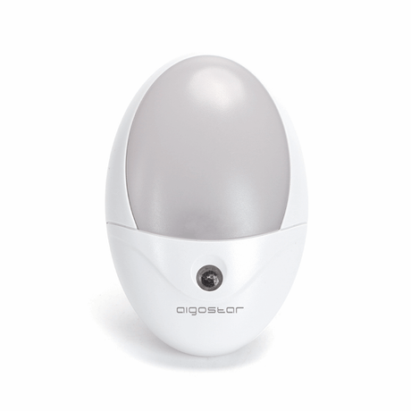 Nachtlampje ovaal warmwit met dagnachtsensor | 3000K - 1 Watt - 20 Lumen - 230V - LEDPLANET.NL