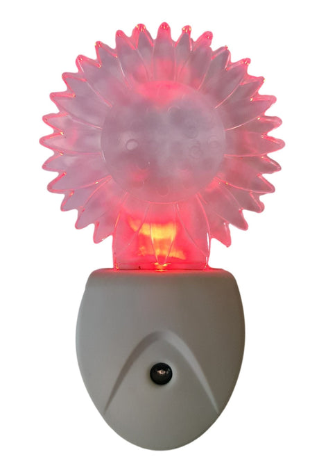 Nachtlampje RGB zonnetje | dagnachtsensor | 7 kleuren licht 0.5W - LEDPLANET.NL