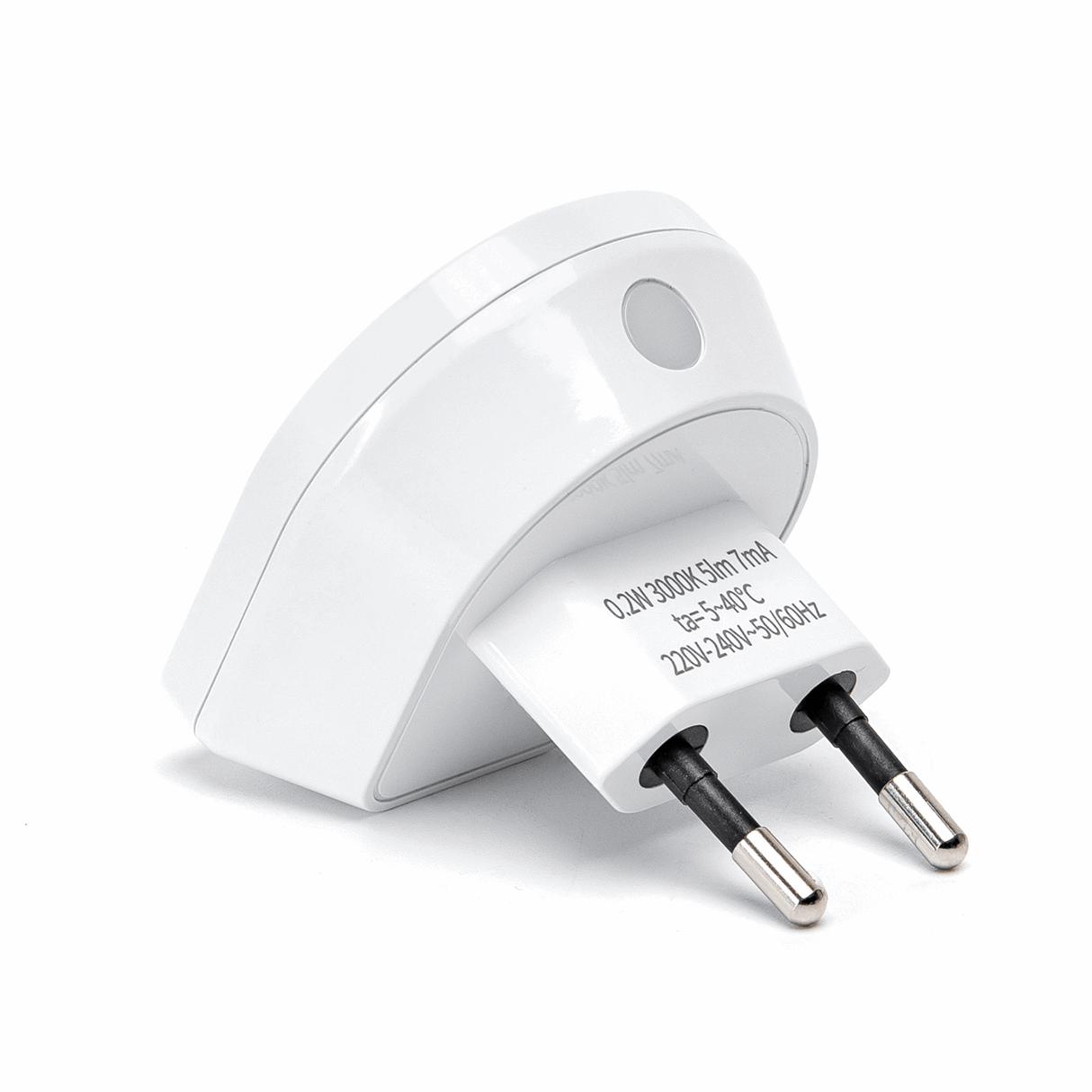 Nachtlampje rond warmwit | dagnachtsensor | 3000K - 0.2 Watt - 5 Lumen - 230V - LEDPLANET.NL