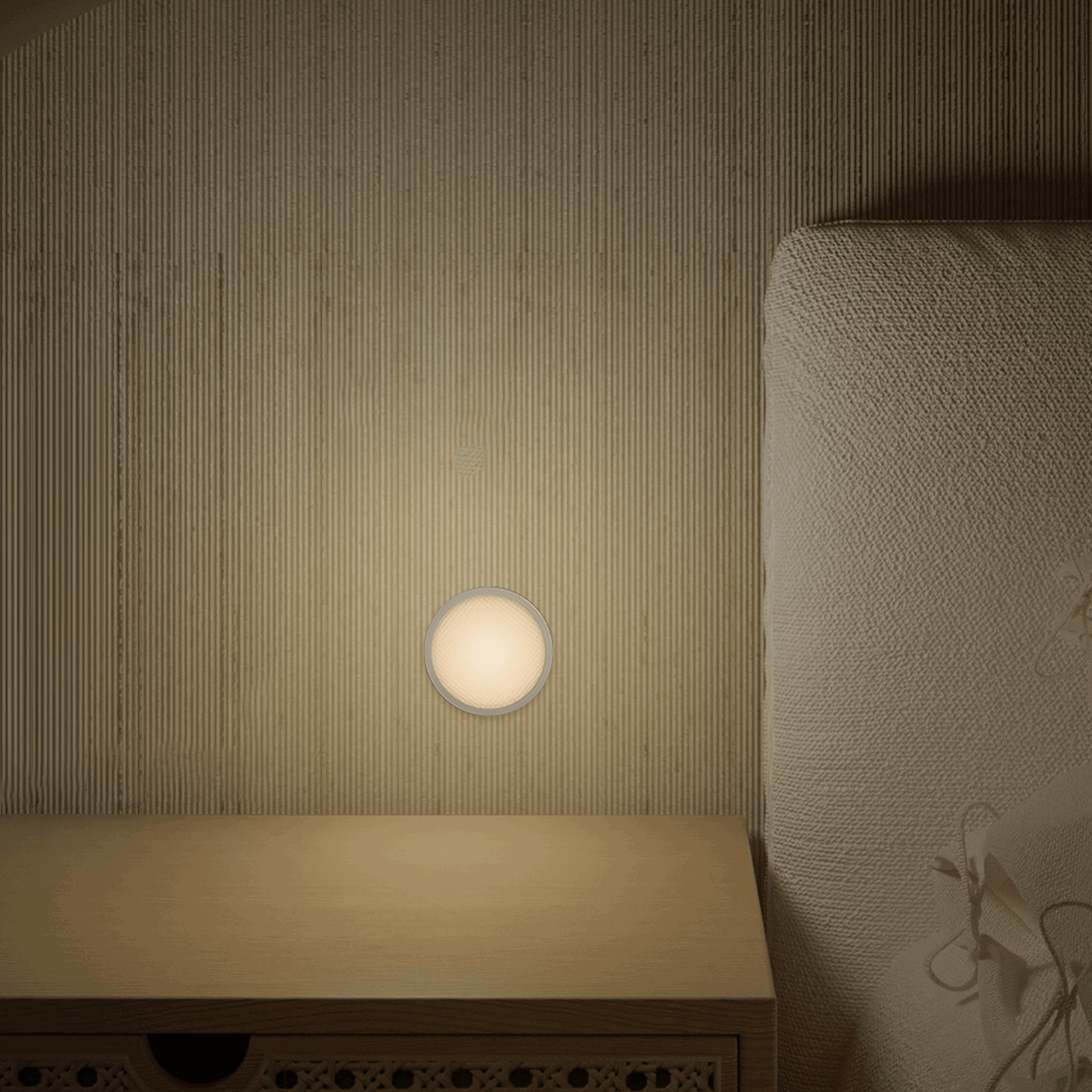 Nachtlampje rond warmwit | dagnachtsensor | 3000K/4000K/6500K - 0.3 Watt - 4 Lumen - 230V - LEDPLANET.NL