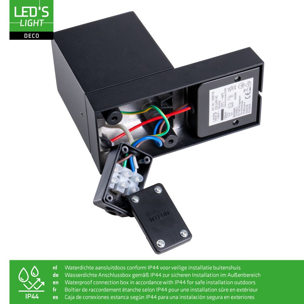 NØRD Down Sensor - Aluminum - 1xGU10 - Black - IP44