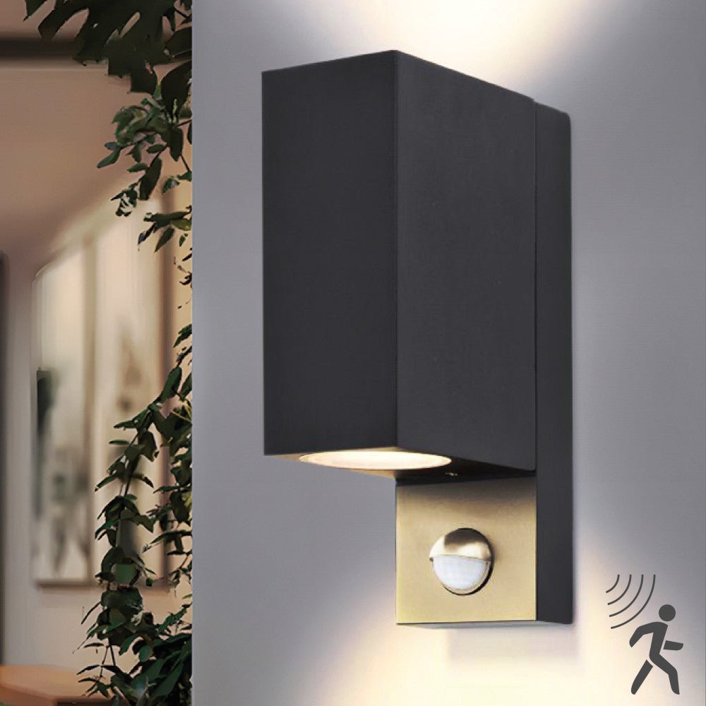 NØRD Up&Down Sensor - Aluminum - Wall Mount - 2xGU10 - Black