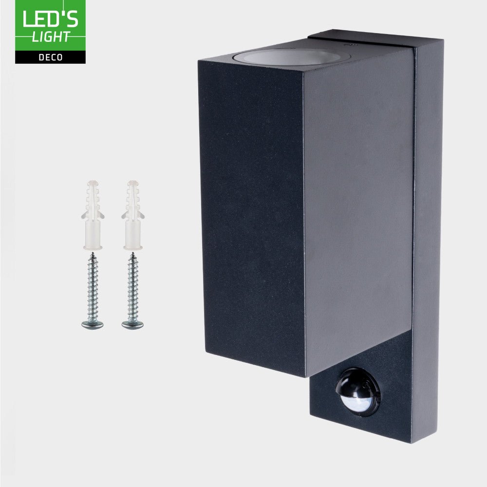 NØRD Up&Down Sensor - Aluminum - Wall Mount - 2xGU10 - Black
