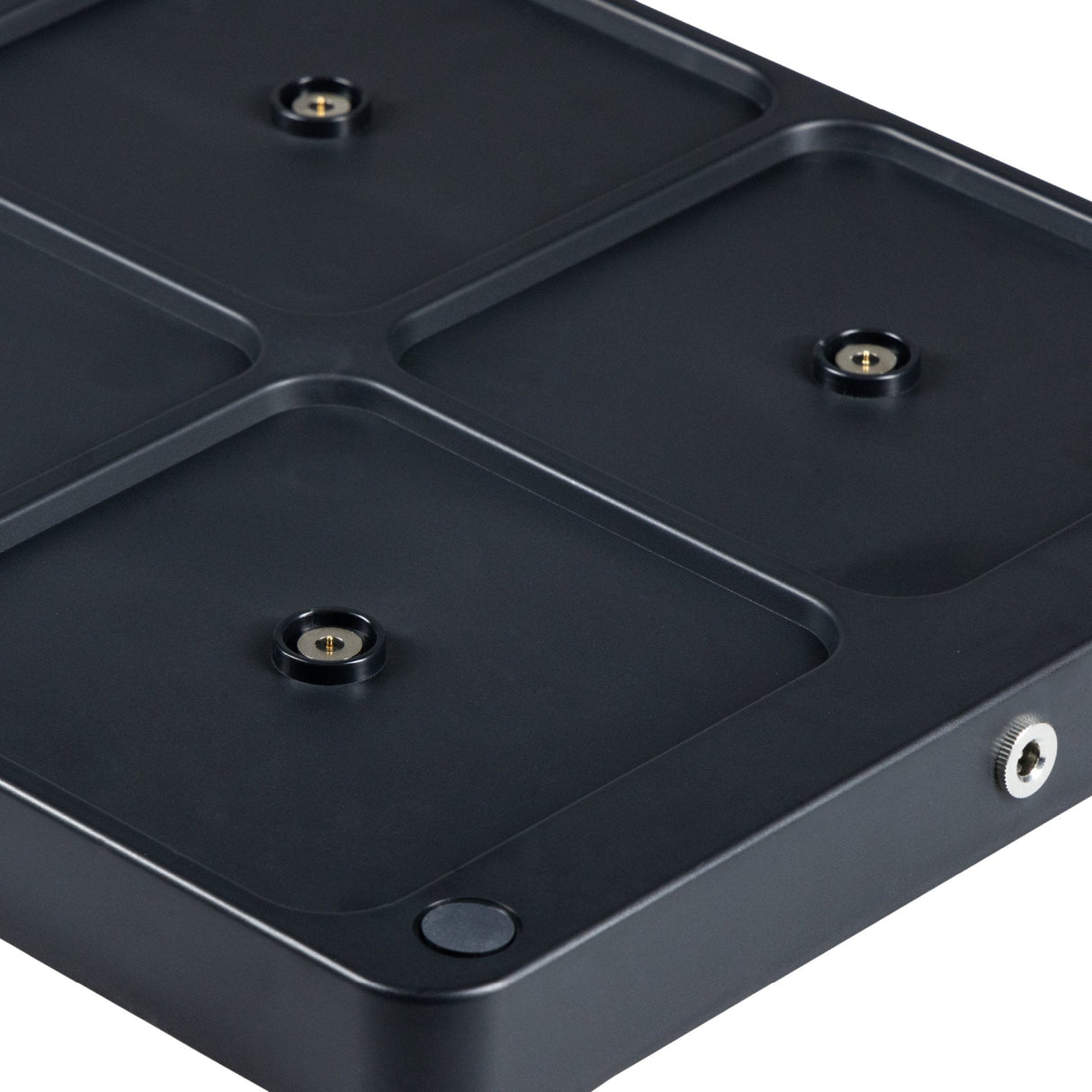 Ladestation für 6 wiederaufladbare LED-Tischleuchten – Dockingstation mit Netzteil – Schwarz