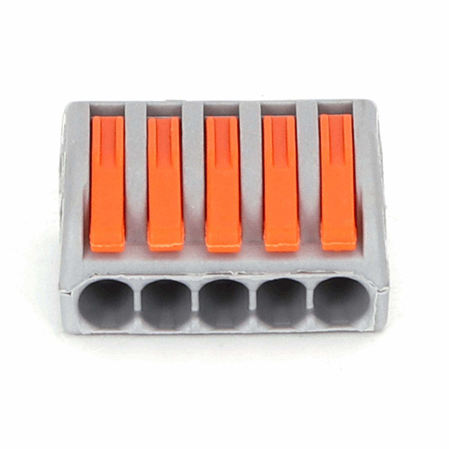 PCT - 215 lasklem 2 stuks - 5 - voudige verbindingsklem 0.08 - 2.5mm² | IP20 hersluitbaar - LEDPLANET.NL