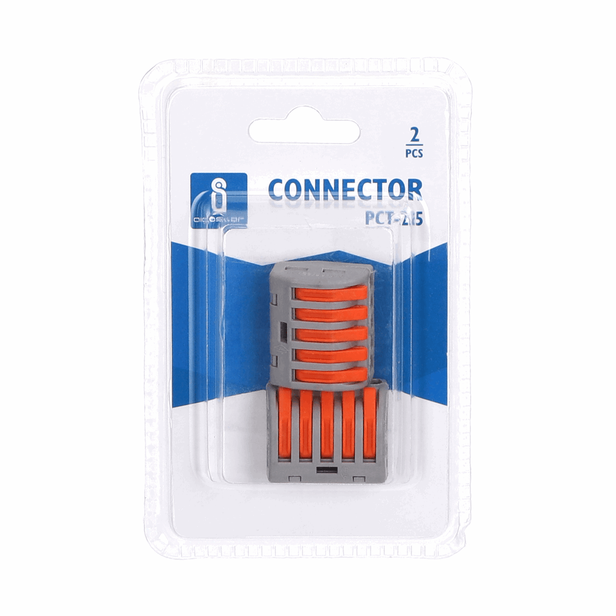 PCT - 215 lasklem 2 stuks - 5 - voudige verbindingsklem 0.08 - 2.5mm² | IP20 hersluitbaar - LEDPLANET.NL