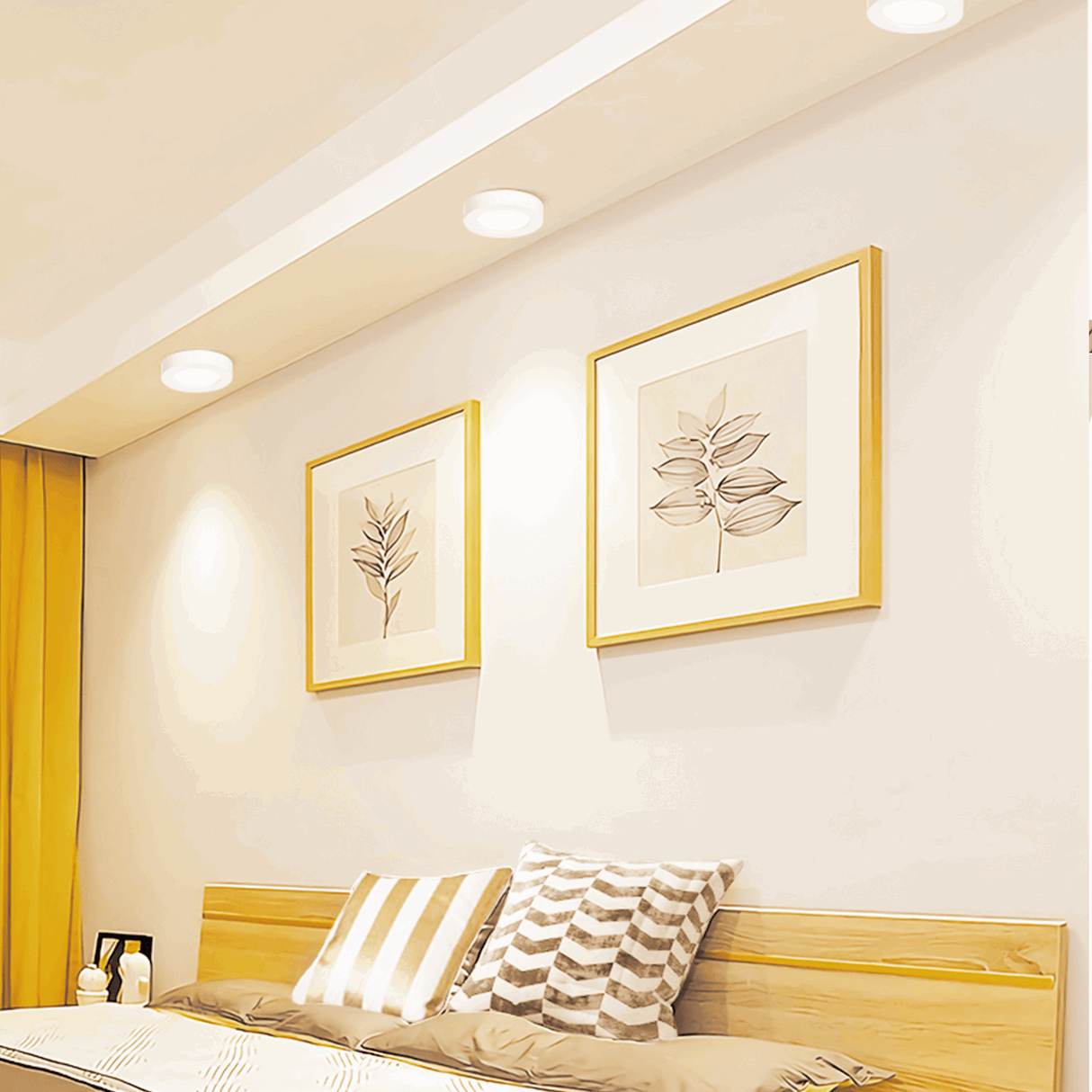 Plafondlamp - downlight - opbouwspot Ø 29cm | LED 24W~2500Lm=152W traditionele verlichting | warmwit 3000K 230V - LEDPLANET.NL