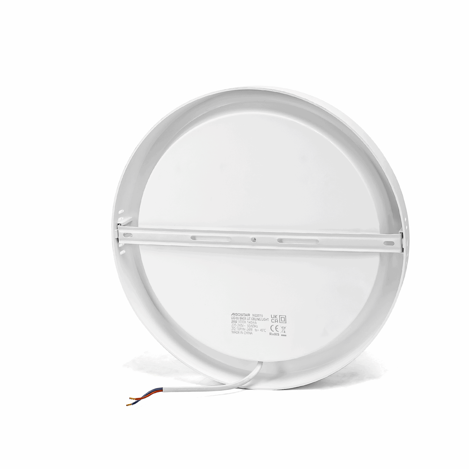 Plafondlamp - downlight - opbouwspot Ø 29cm | LED 24W~2500Lm=152W traditionele verlichting | warmwit 3000K 230V - LEDPLANET.NL