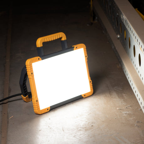 LED's Light Draadloze LED Zwaailamp op Batterijen - 9 standen - Magnetisch & Waterdicht - Blauw