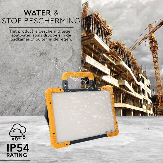 LED's Light Draadloze LED Zwaailamp op Batterijen - 9 standen - Magnetisch & Waterdicht - Blauw