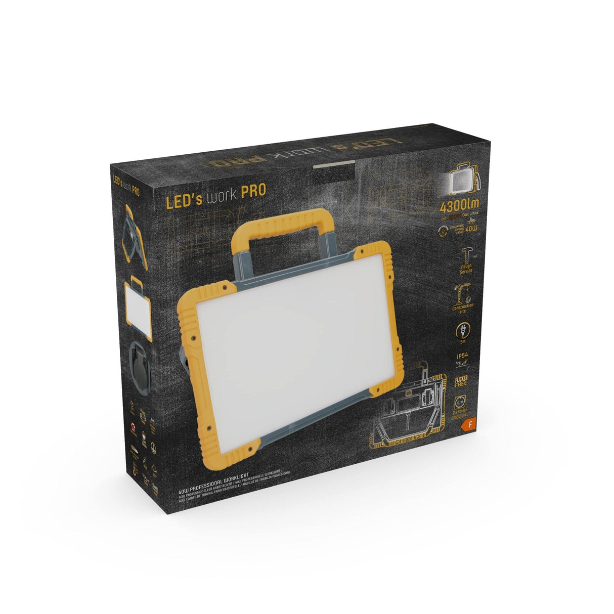 LED's Light Draadloze LED Zwaailamp op Batterijen - 9 standen - Magnetisch & Waterdicht - Blauw