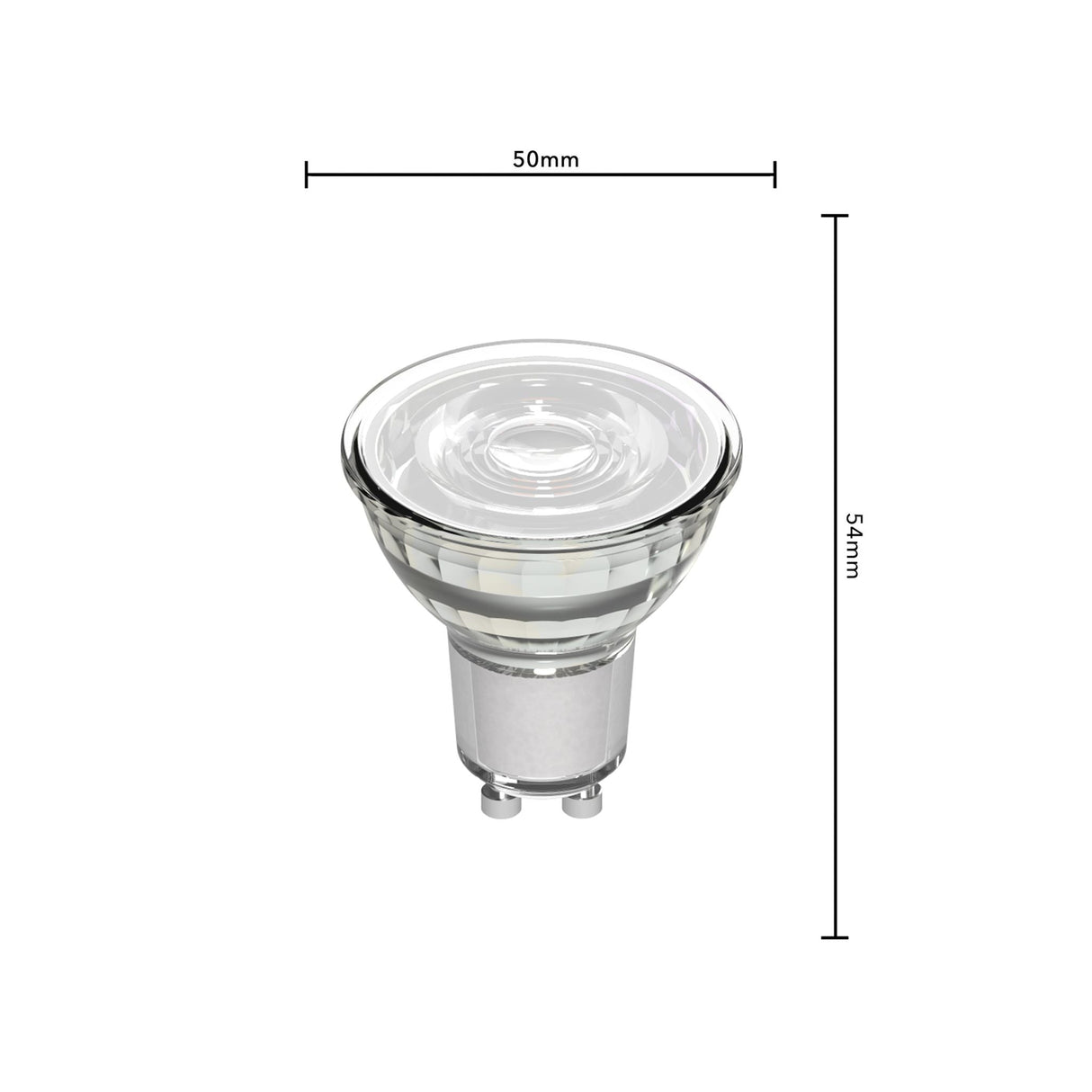 LED-Spot GU10, dimmbar, 610 Lumen, 5,7 W, 2700 K, 36°, MR16