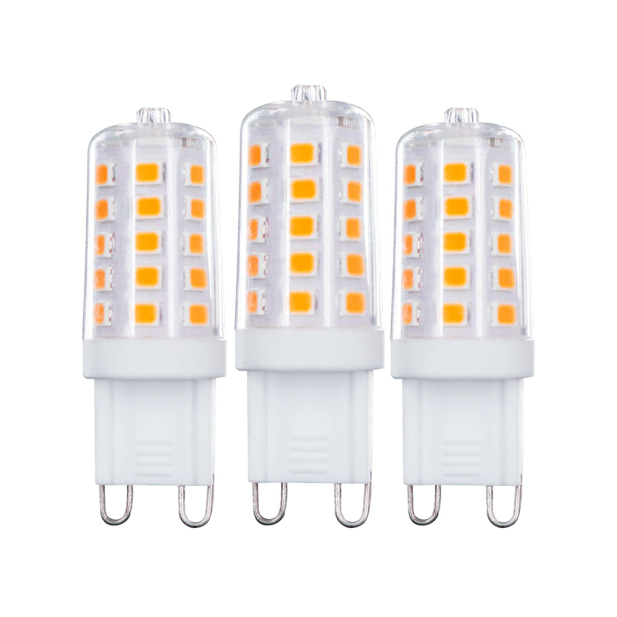G9 LED-Kapsel, 3 Stück – Warmweiß 2700 K – 3,5 W – 300 Lumen – Dimmbar