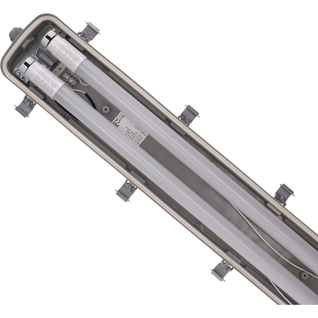 Proventa dubbele LED TL verlichting 60 cm – Incl. 2 LED TL buizen – IP65 waterdicht – 2160 lumen