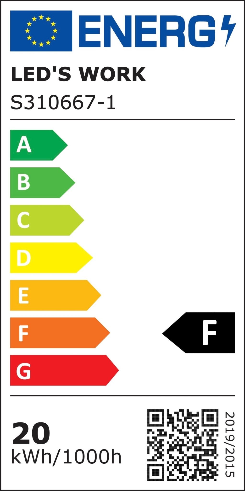 LED-Arbeitsleuchte auf Stativ, 1500 Lumen, 20 W, Kaltweiß (4000 K), bis zu 120 cm verstellbar, Schutzart IP65
