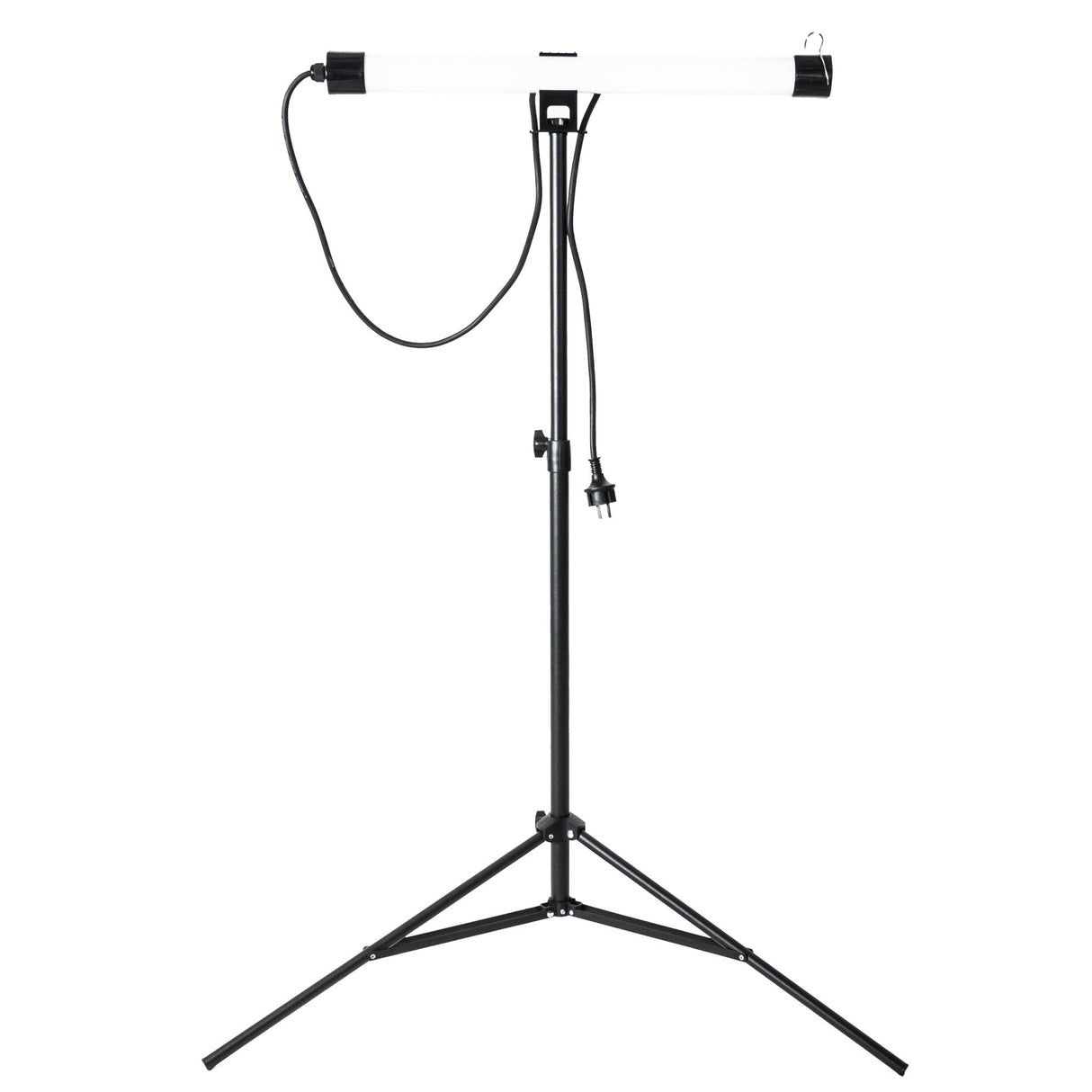 LED-Arbeitsleuchte auf Stativ, 1500 Lumen, 20 W, Kaltweiß (4000 K), bis zu 120 cm verstellbar, Schutzart IP65