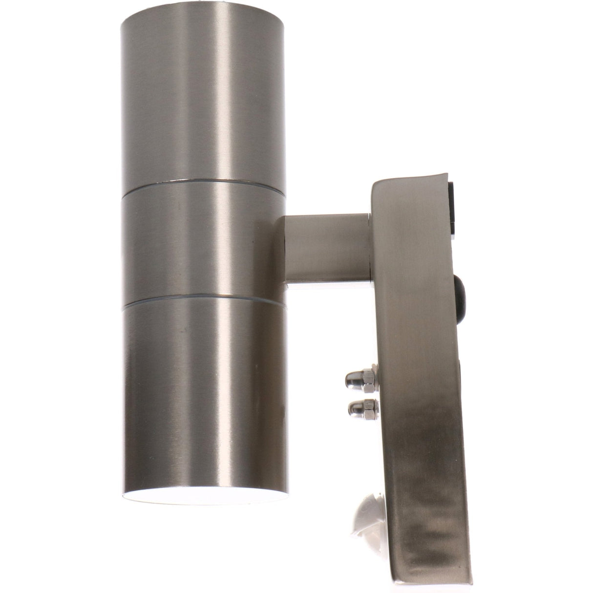LED's Light RVS LED-Außenleuchte mit Bewegungsmelder - 2 Lichter auf & ab - IP44 - Silber