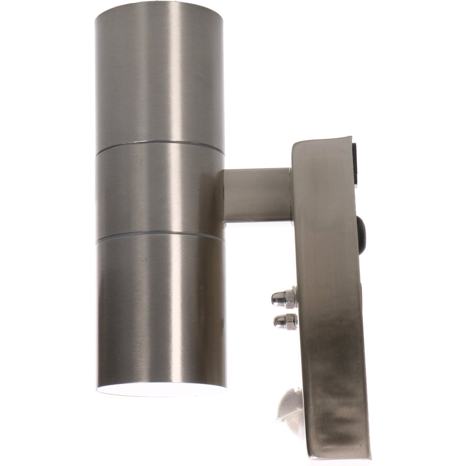 LED's Light RVS LED-Außenleuchte mit Bewegungsmelder - 2 Lichter auf & ab - IP44 - Silber