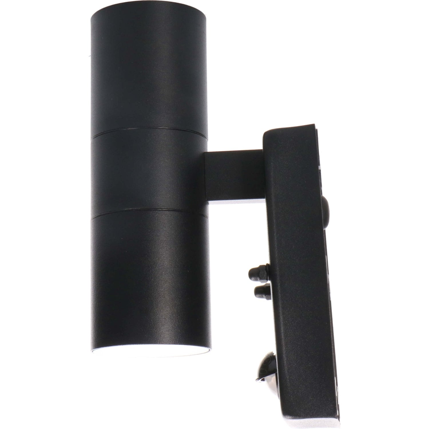 LED's Light RVS LED-Außenleuchte mit Bewegungsmelder - 2 Lichter auf & ab - IP44 - Schwarz