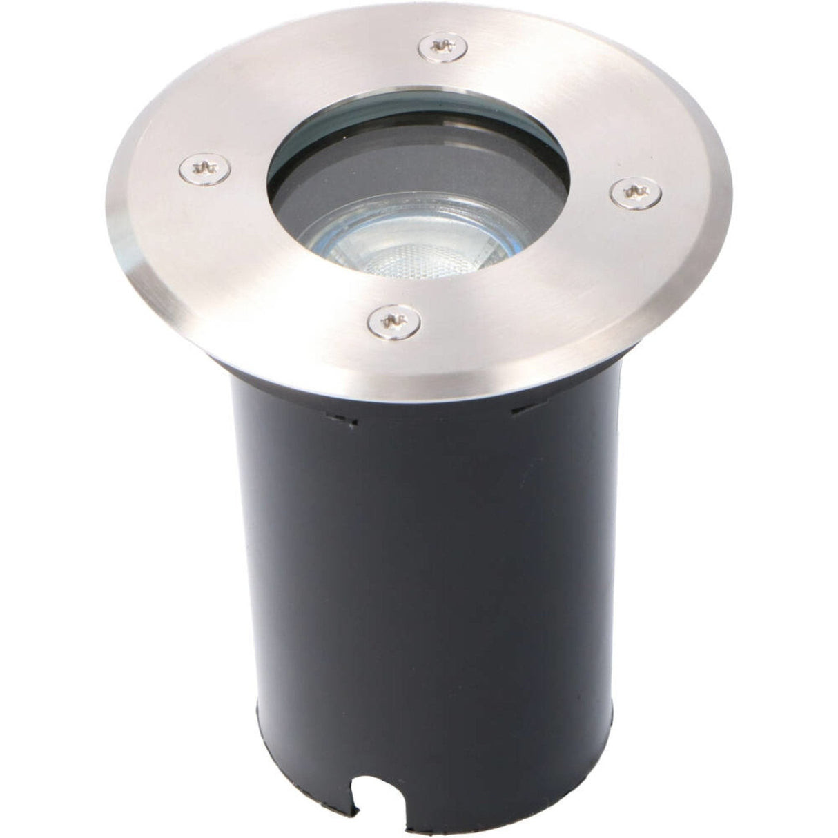 LED's Light RVS LED Ground spot recessed round - For driveway and garden - IP67 waterproof - Silver