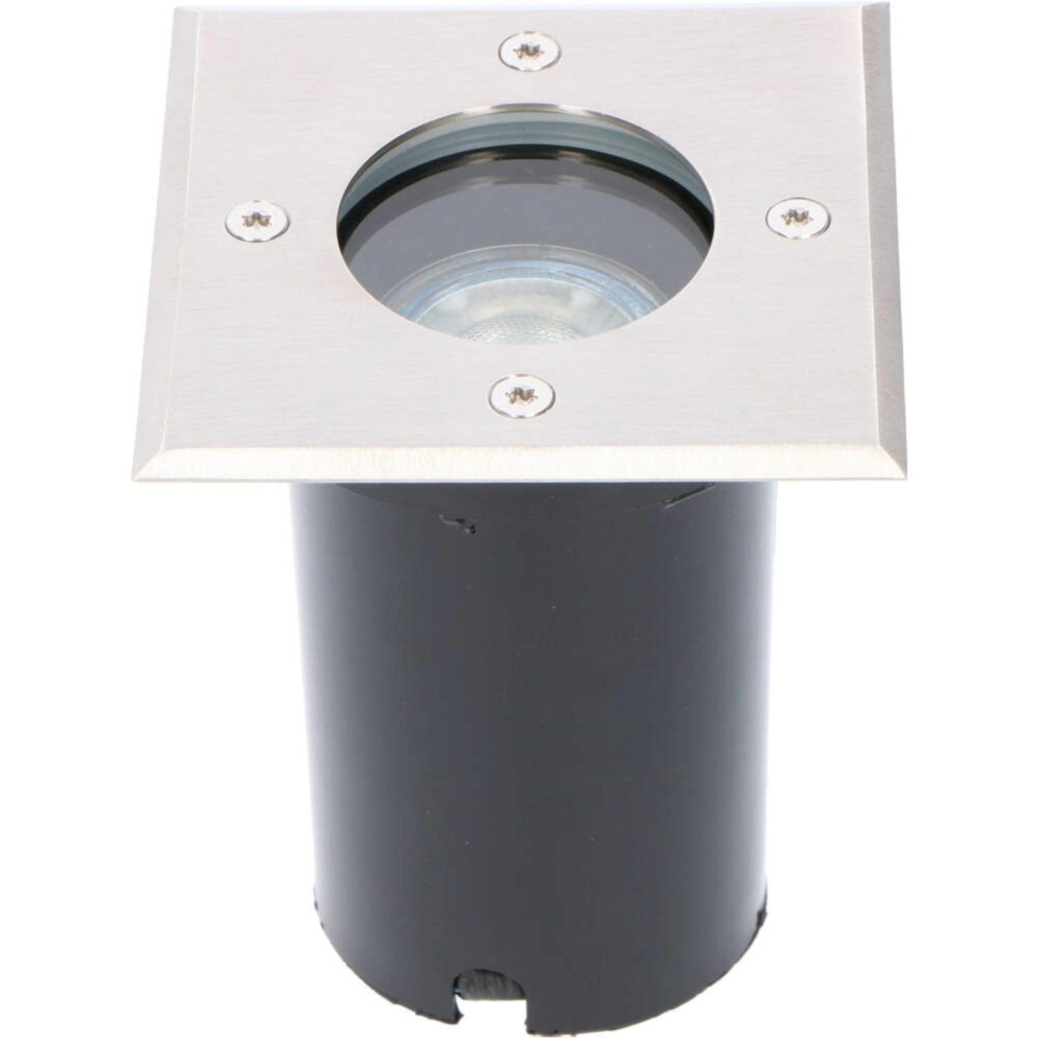 LED's Light RVS LED Ground spot recessed square - For driveway and garden - IP67 waterproof - Silver