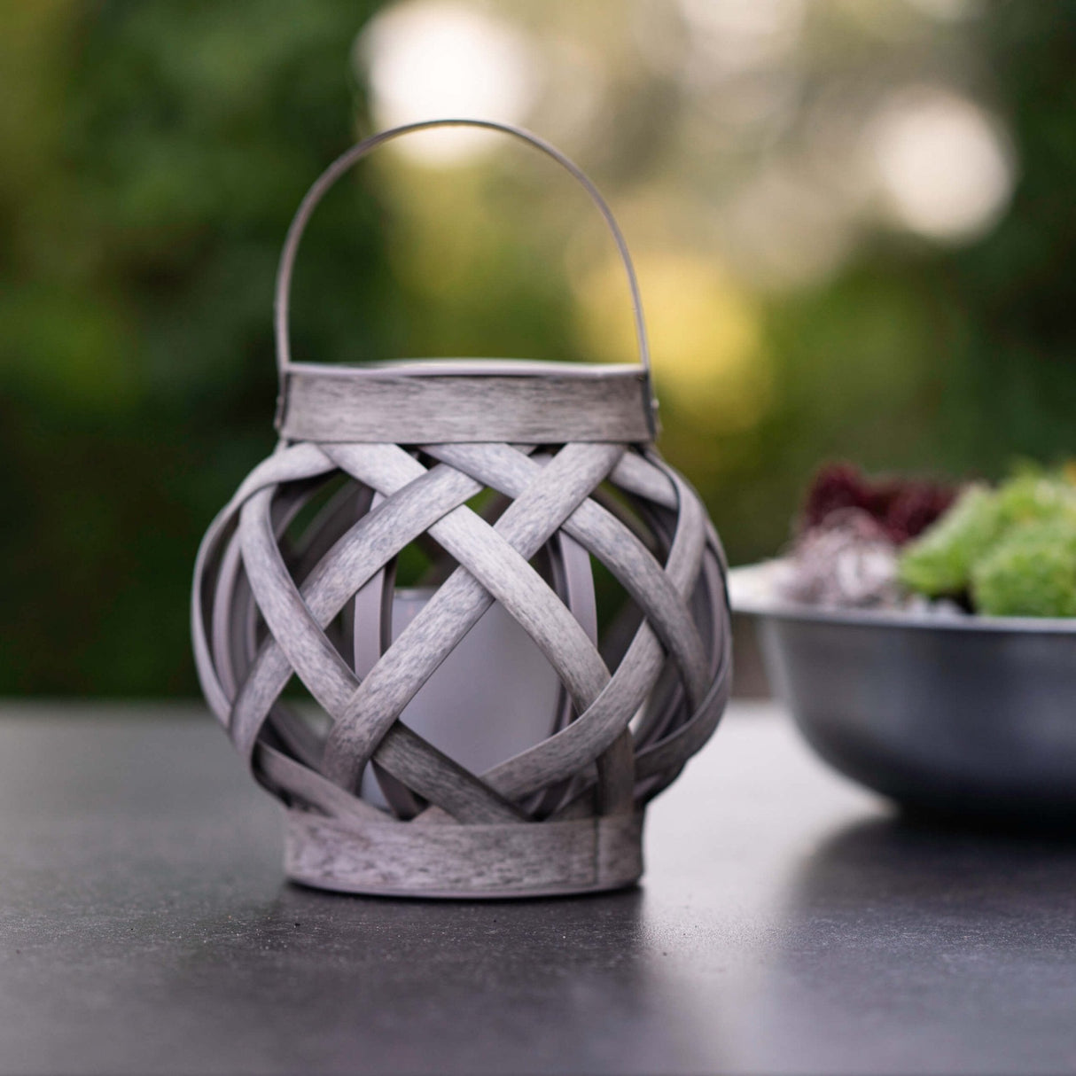 Solar-LED-Kerzen-Tischlampe mit Sensor - Automatisches Ein-/Ausschalten - IP44 - 15 cm