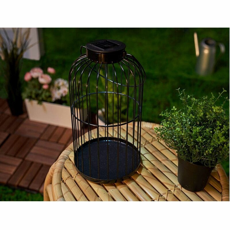 Solar-LED-Tischleuchten mit Sensor – Automatisches Ein-/Ausschalten – Schwarz